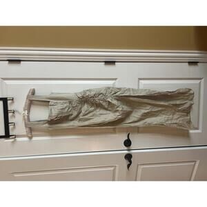 Noomer Women's Casual Beige Ruched Dress Size Small